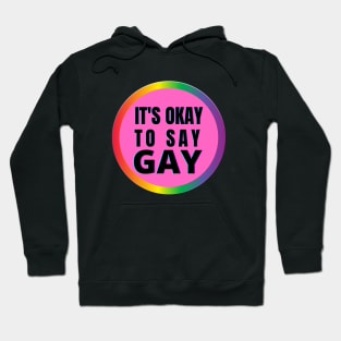 It's Okay To Say Gay Hoodie